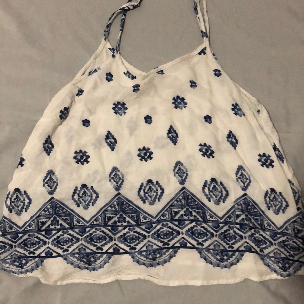 White and blue too